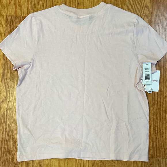 NWT Aritzia Sunday Best Dream Tee Shirt Size Small Rose Timide - Picture 4 of 4